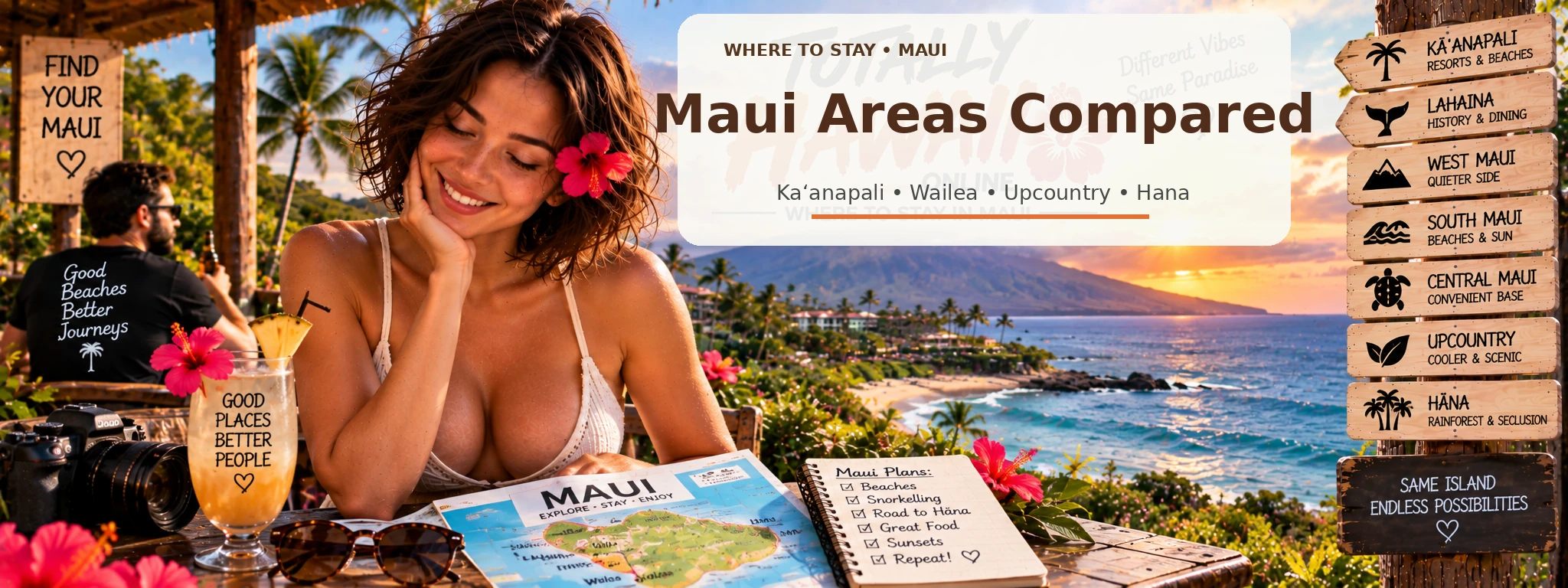 Maui Areas Compared